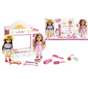 Fashionable Girl Doll Bed Playset – Stylish Creative Dollhouse Play