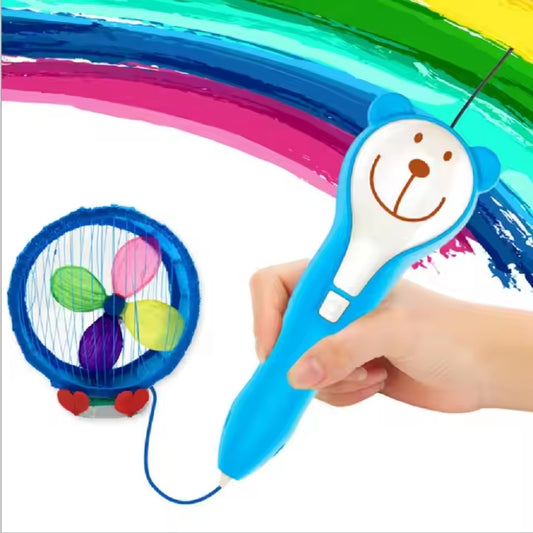 Bear-Themed 3D Electric Drawing - Creative DIY Art Pencil Set