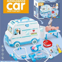 Ambulance Toy Doctor Play Set -Emergency Rescue Vehicle