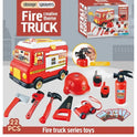Fire Rescue Truck Tool Set Emergency Vehicle Toy