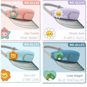 Cooling Fan Visor Hat-Cartoon Design Hat for Outdoor Summer