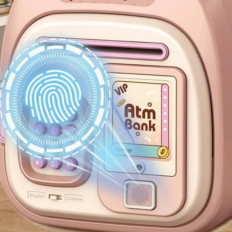 Kids Electronic ATM Money Bank with Password Lock