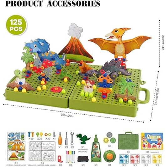 Creative Mosaic Drill Set Build, Design & Play for Little Inventors