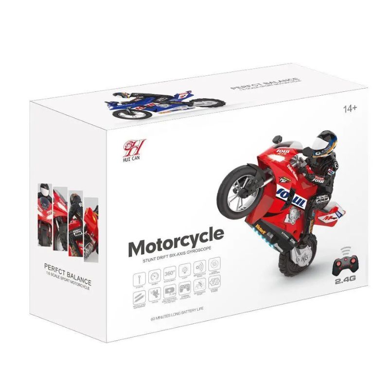 Remote Control High Speed Racing Stunt Motorcycle