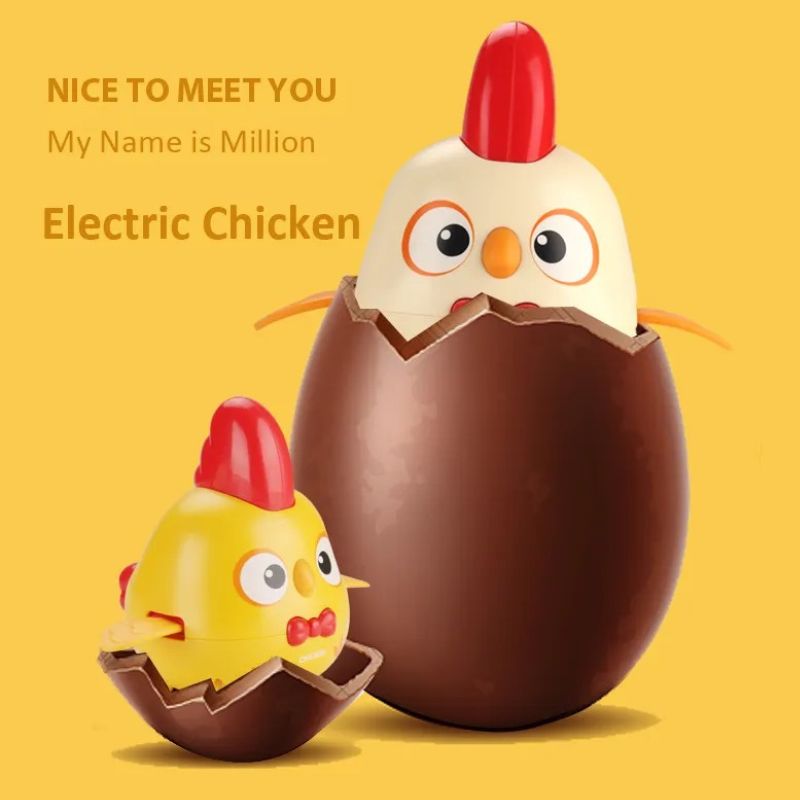 Electric Crawling Chicken Toy- Rocking Dance With Music And Lighting