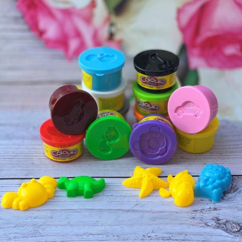 12-Piece Multi-Color Play Dough Set For Endless Fun