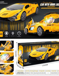 Rotating High Speed Car With Mesmerizing 3D Lights
