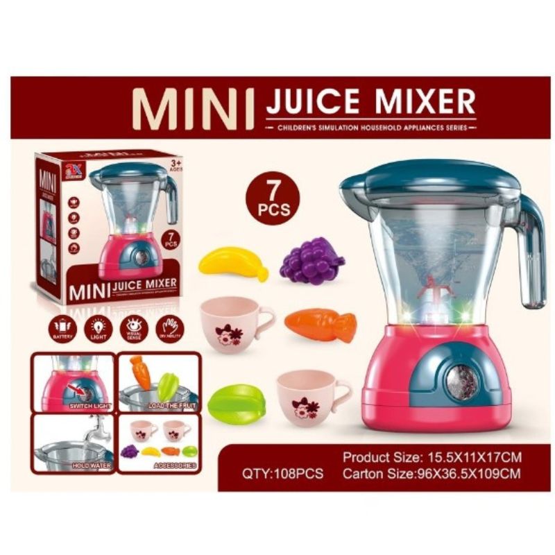 Battery Operated Mini Juicer Machine With Essential Accessories