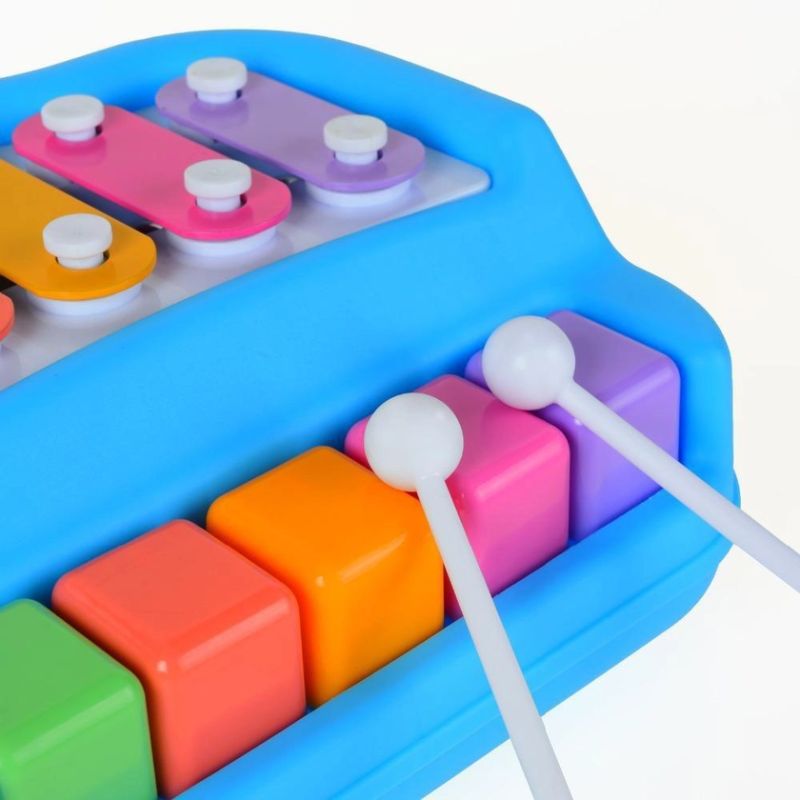 2-in-1 Xylophone And Piano Toy For Toddlers