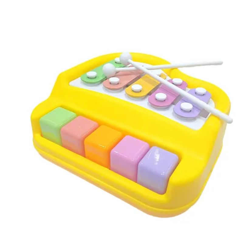 2-in-1 Xylophone And Piano Toy For Toddlers