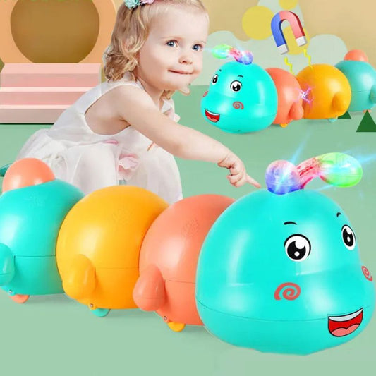 Electric Moving Magnetic Caterpillar Toy For Kids