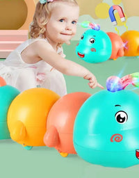 Electric Moving Magnetic Caterpillar Toy For Kids
