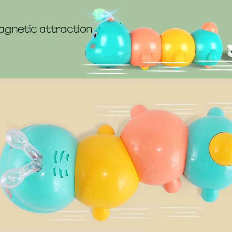 Electric Moving Magnetic Caterpillar Toy For Kids