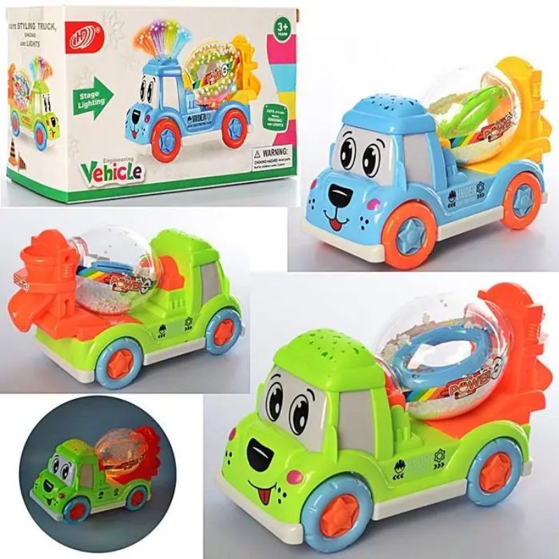 Construction Engineering Vehicle Toy With Light And Music