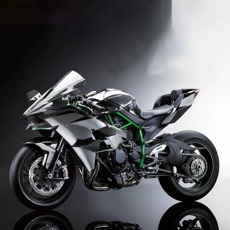 Kawasaki Ninja Diecast Metal Motorcycle Toy