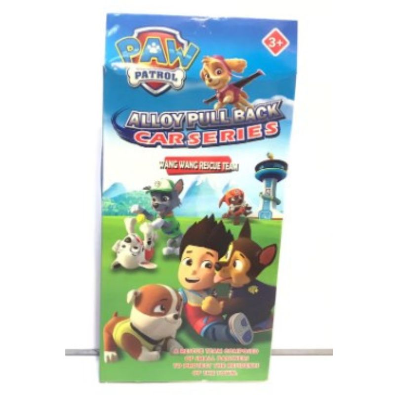 Race To The Rescue- Paw Patrol Alloy Pull Back Car Series
