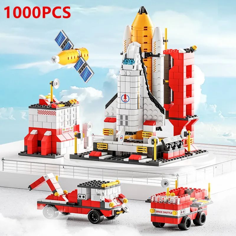 Space Rocket Launch Building Blocks-1000 Pcs