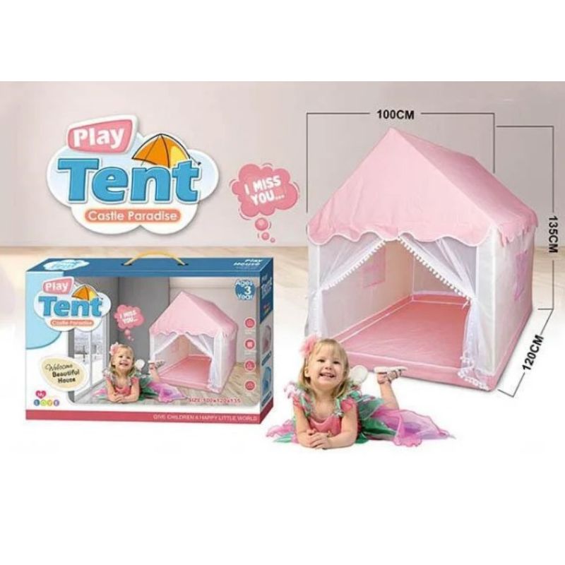 Castle Paradise- Foldable Play Tent For Kids