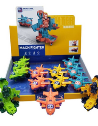 Transformer Robot Aeroplane Toy For Kids - Assorted
