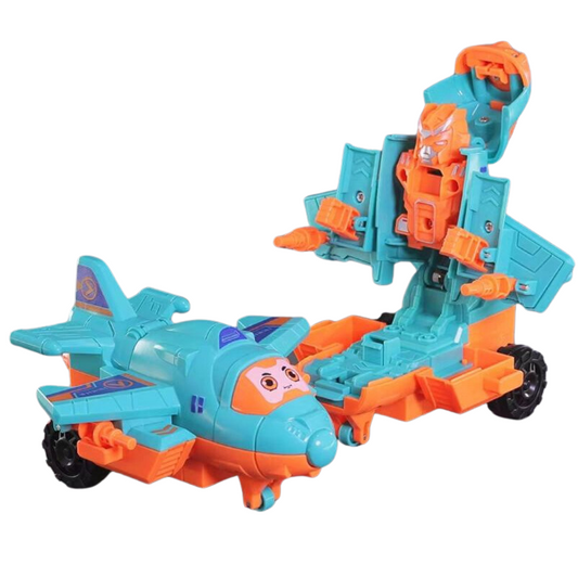 Transformer Robot Aeroplane Toy For Kids - Assorted