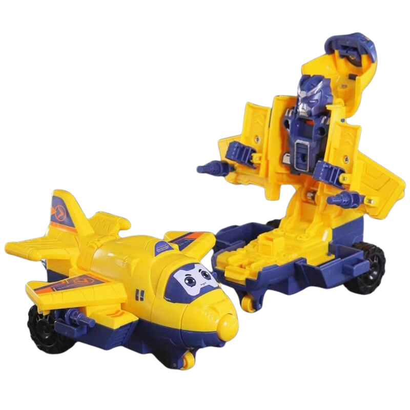 Transformer Robot Aeroplane Toy For Kids - Assorted