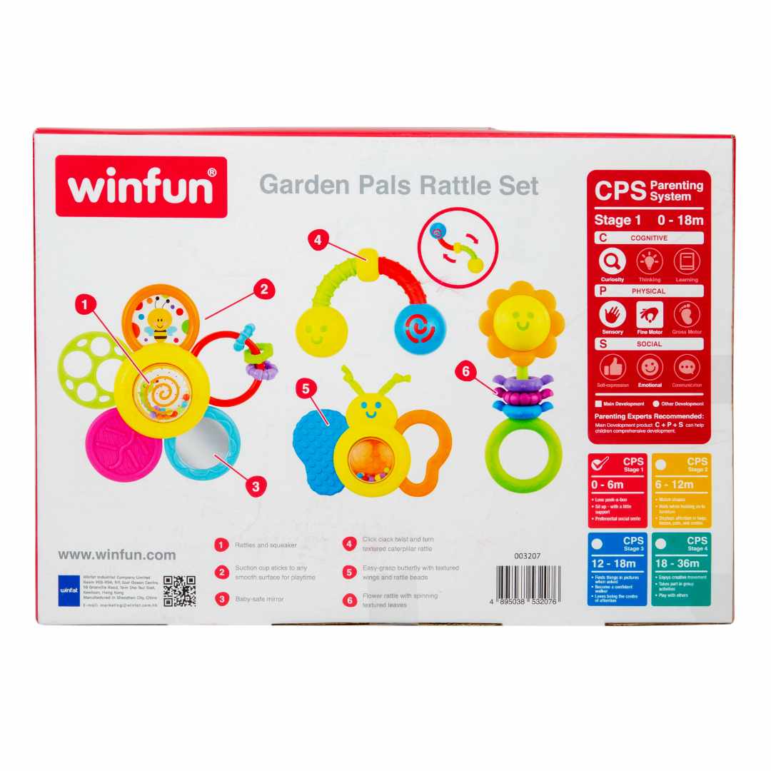 Winfun - Garden Pals Rattle Set