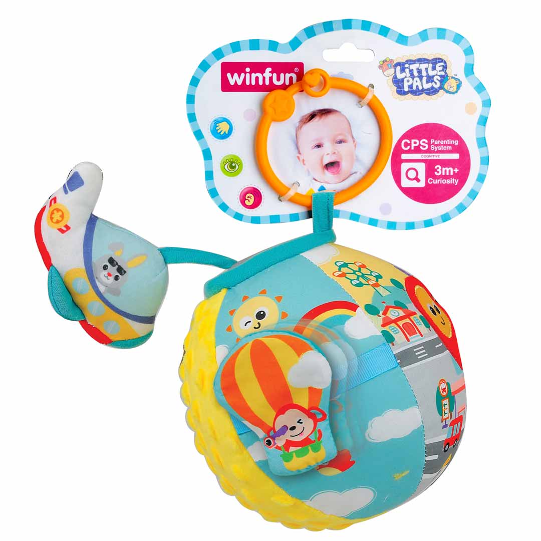 Winfun - Soft Little Traveler Activity Ball Toy for Kids (0268)