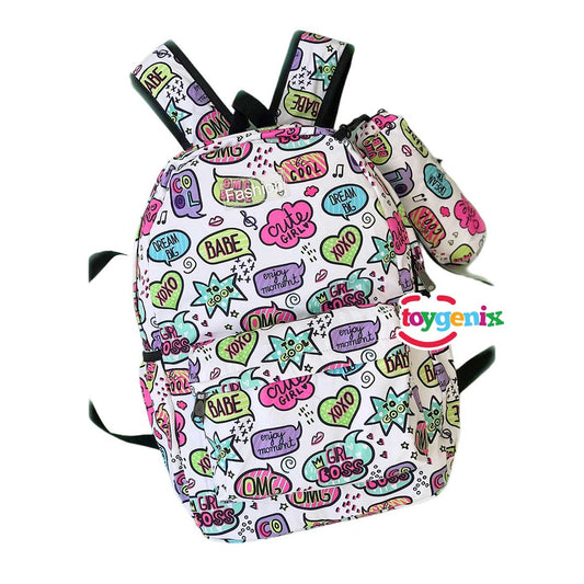 Sweet Printed backpack High Quality For College Bag-006