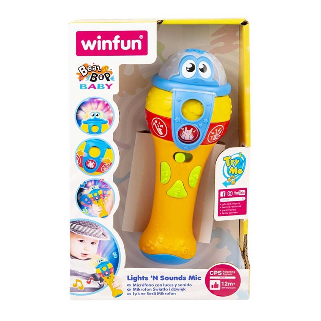 Winfun - Cute Eletric Musical Mic Toy For Kids (1803)