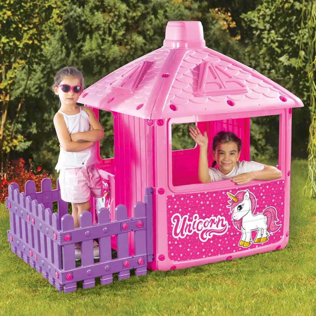 DOLU - Unicorn City House With Fence