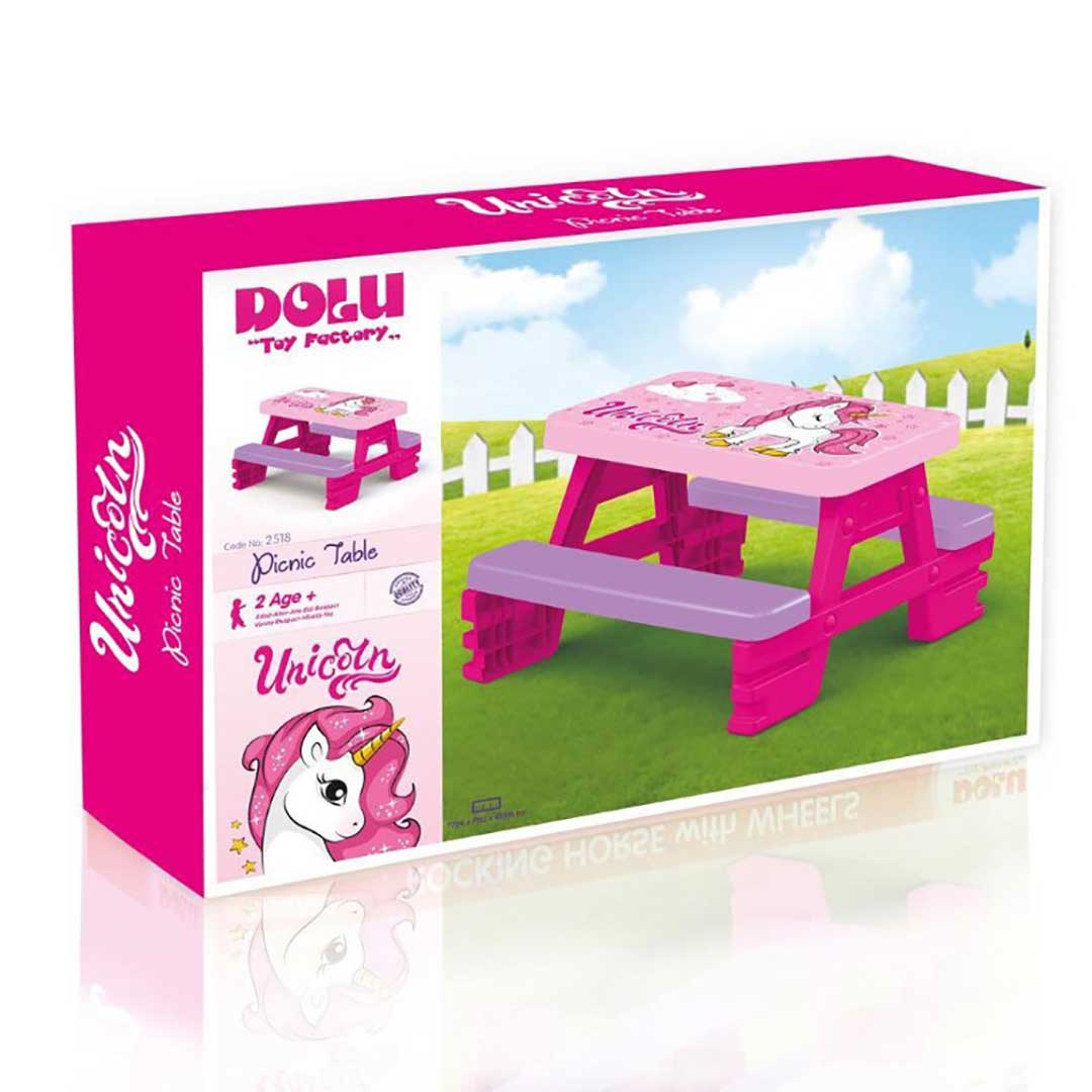 DOLU - Unicorn Picnic Table For 4