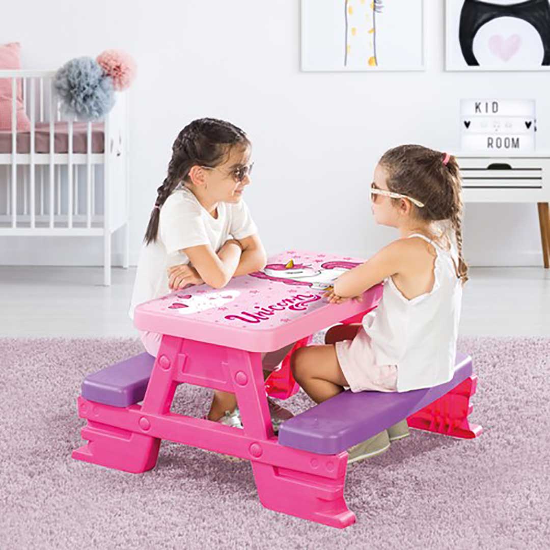 DOLU - Unicorn Picnic Table For 4