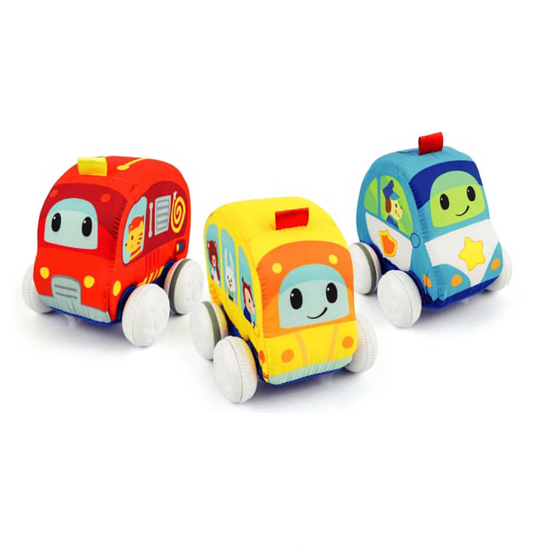 Winfun - Cute On-The-Go Pull Back Car Toy For Kids (3185)