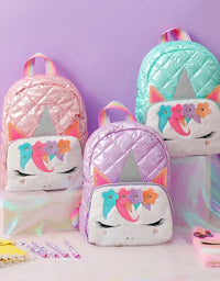 Unicorn Plush Fiber Backpack
