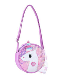 Unicorn Face Cross Body Handbag
