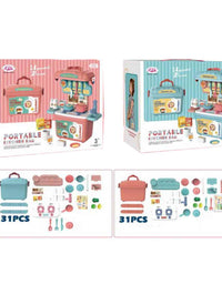 Gourmet Portable Kitchen Set For Kids 31pcs
