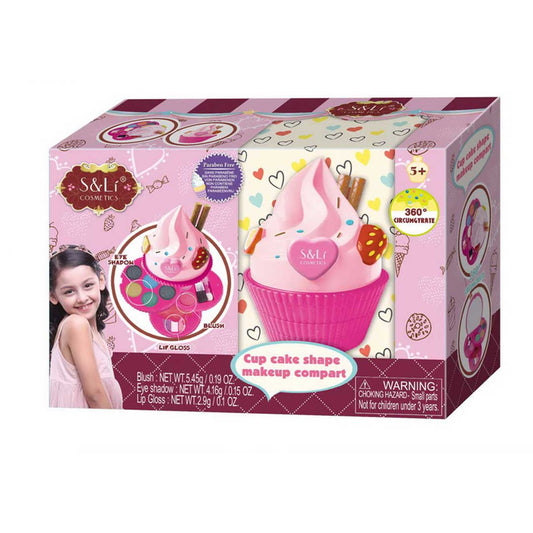 Cup Cake Shaped Makeup Kit For Girls