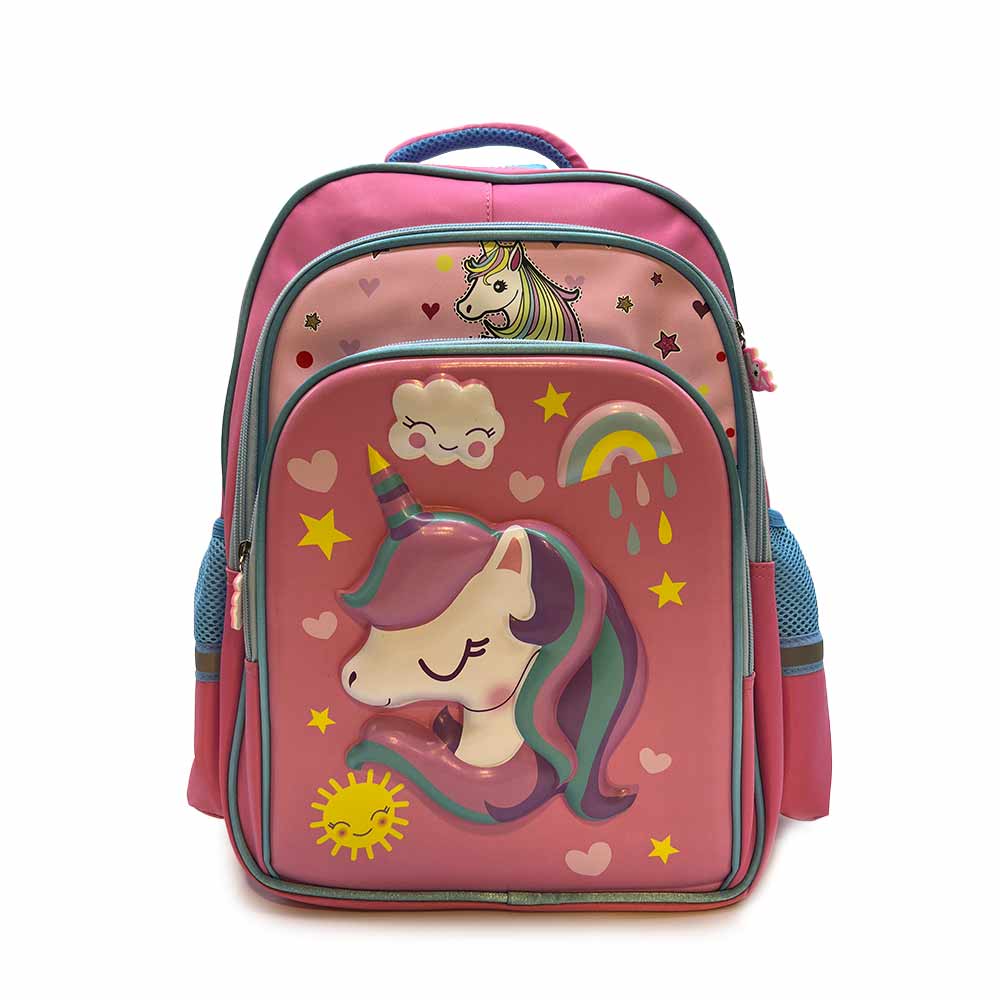 3D Unicorn School Bag Large