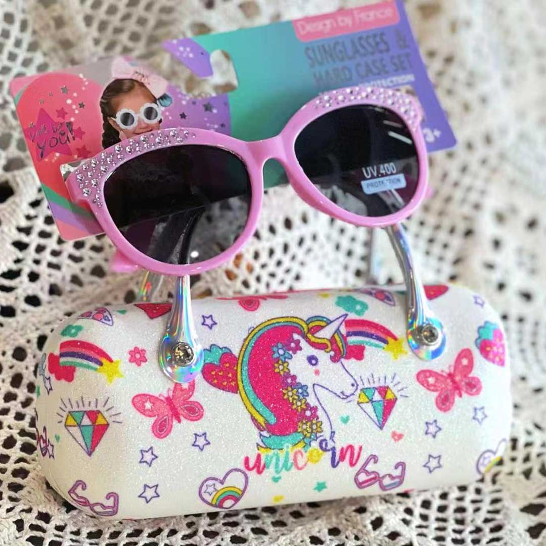 Kids Sun Glasses With Case