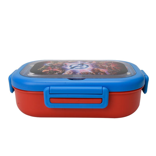 Marvel Avengers Lunch Box, Microwave Safe without Lid, Sandwich Container for School and Travel