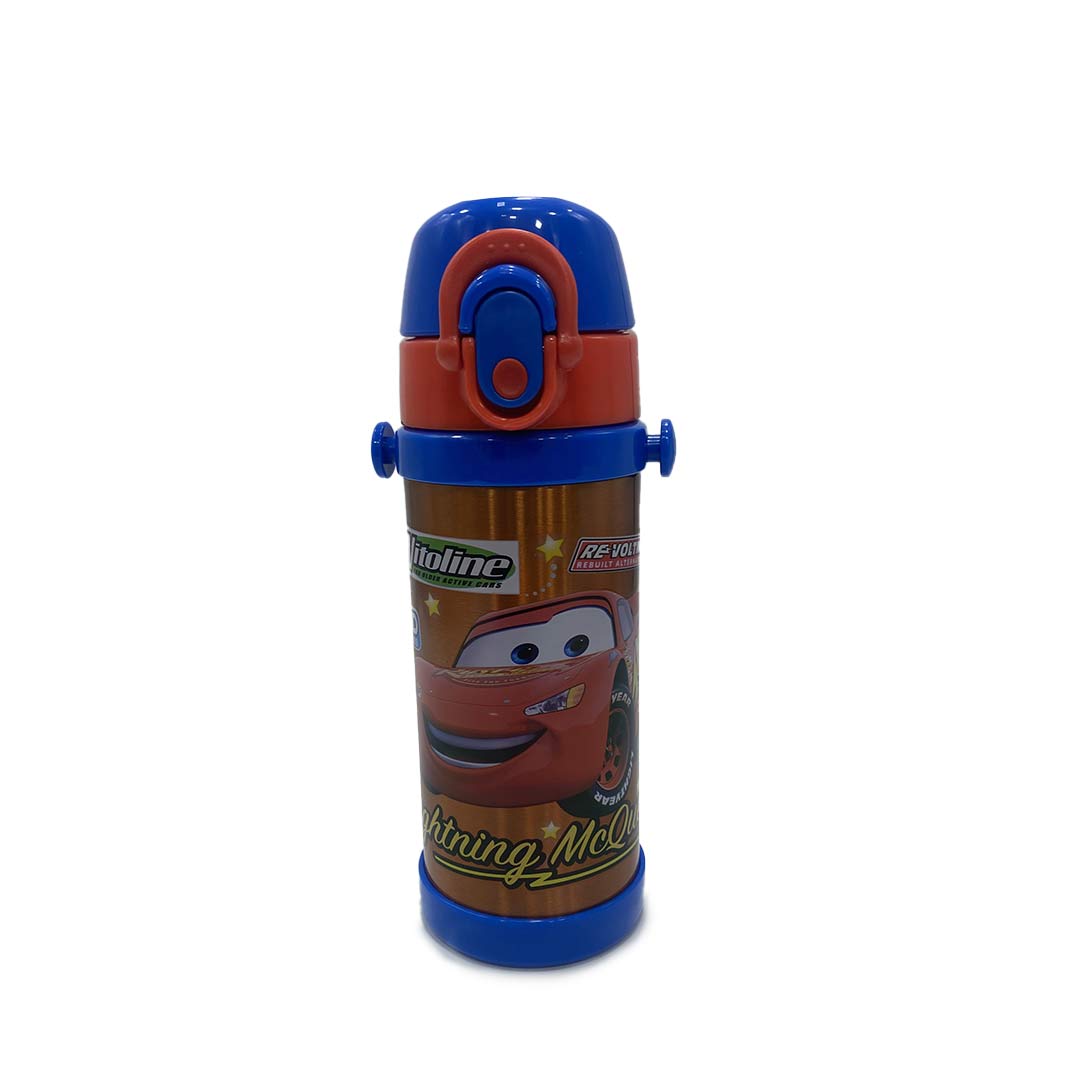 Cars Metal Water Bottle