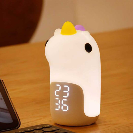 Unicorn Night Lamp And Digital Clock