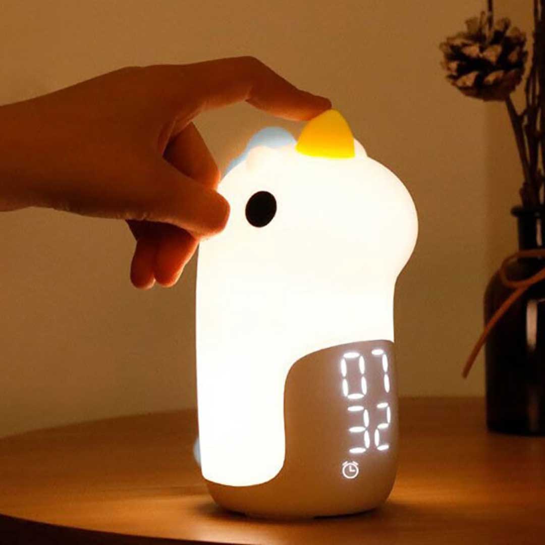 Unicorn Night Lamp And Digital Clock