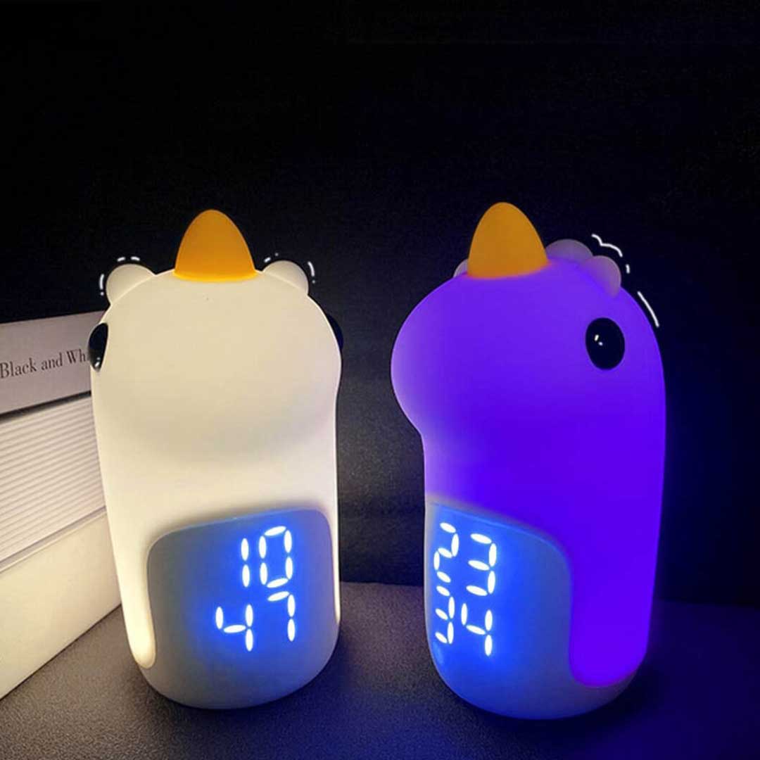 Unicorn Night Lamp And Digital Clock