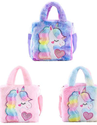Unicorn Plush Handbag
