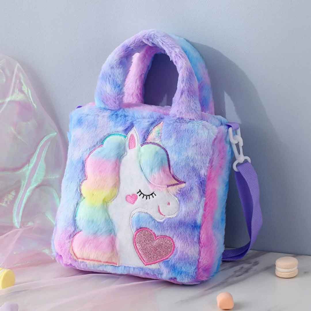 Unicorn Plush Handbag