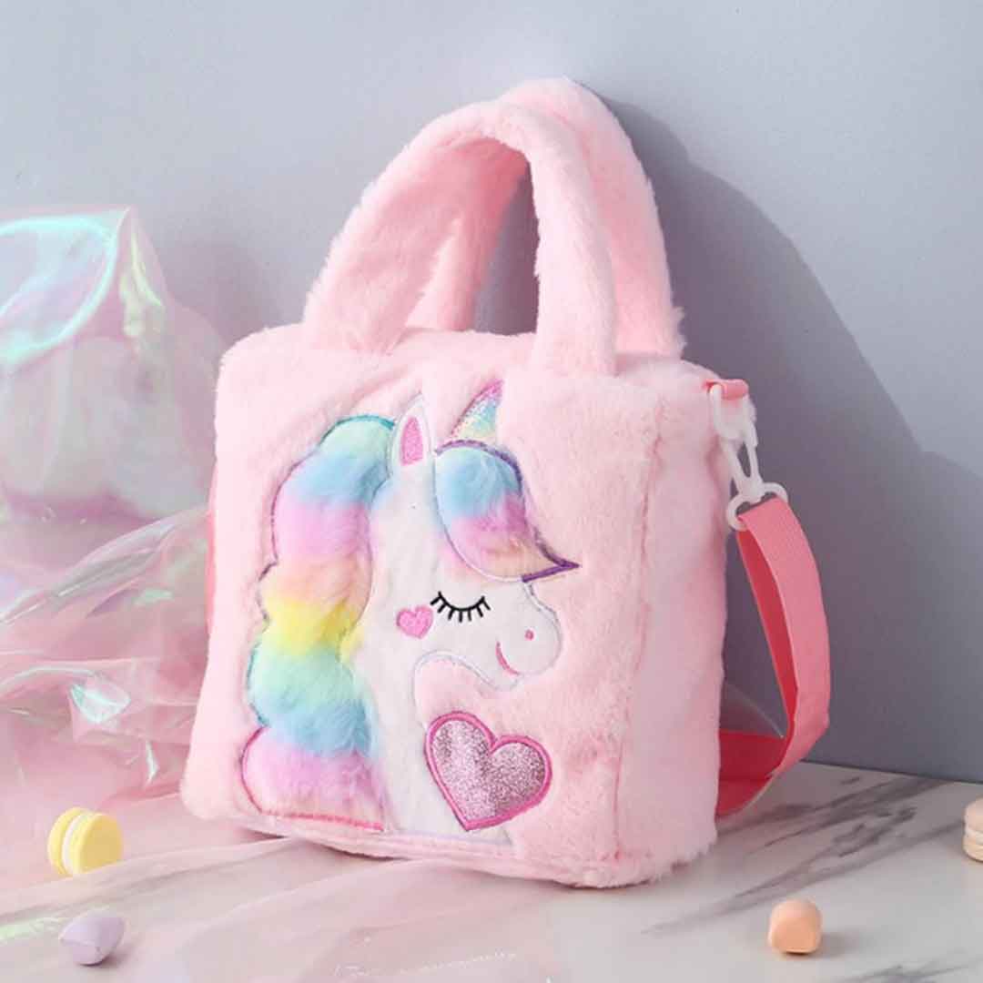 Unicorn Plush Handbag