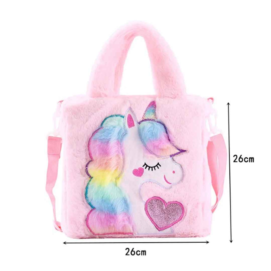 Unicorn Plush Handbag