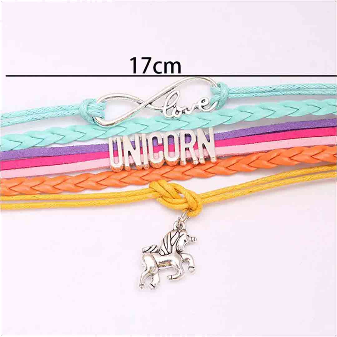 Unicorn Multi Layered Bracelet